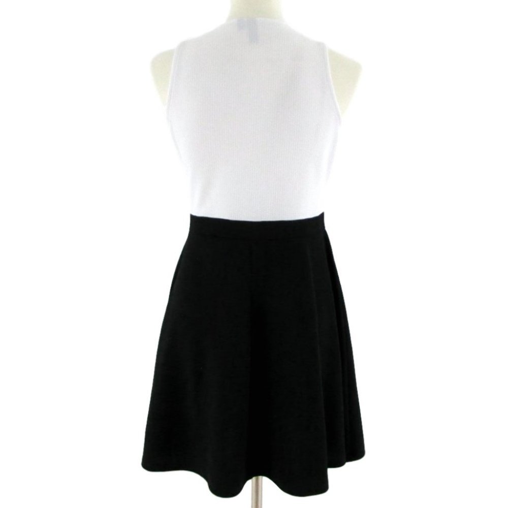 Waffle Texture Sleeveless Fit and Flare Dress - Picture 2 of 6